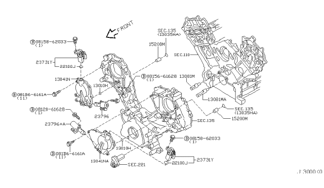 2009 Infiniti M45 Camshaft & Valve Mechanism Diagram 4