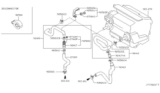 2006 Infiniti M35 Heater Piping Diagram 1