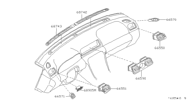 1993 Infiniti J30 Ventilator Diagram