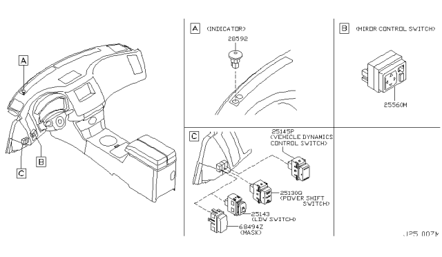 2007 Infiniti FX45 Switch Diagram 5