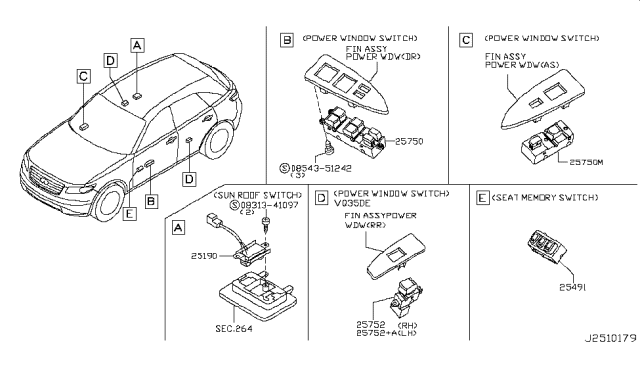 2007 Infiniti FX35 Switch Diagram 3