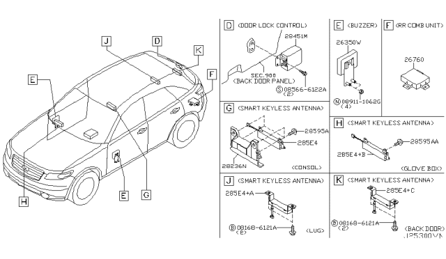 2004 Infiniti FX35 Electrical Unit Diagram 3