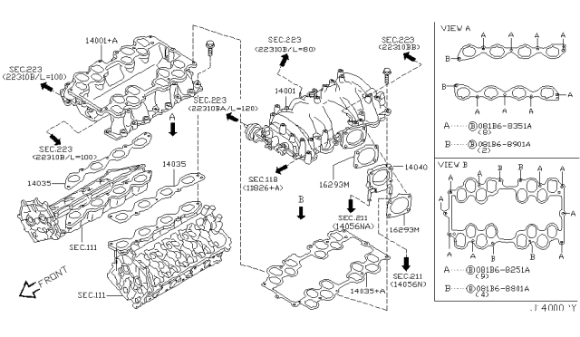 2006 Infiniti FX45 Manifold Diagram 8