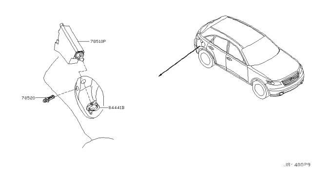 2003 Infiniti FX45 Trunk Opener Diagram