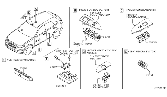 2006 Infiniti FX45 Switch Diagram 2