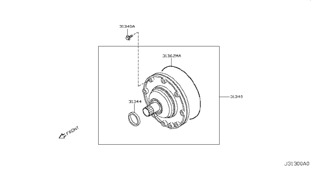 2005 Infiniti FX45 Oil Pump Diagram 2