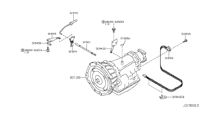 2008 Infiniti FX45 Control Switch & System Diagram 1