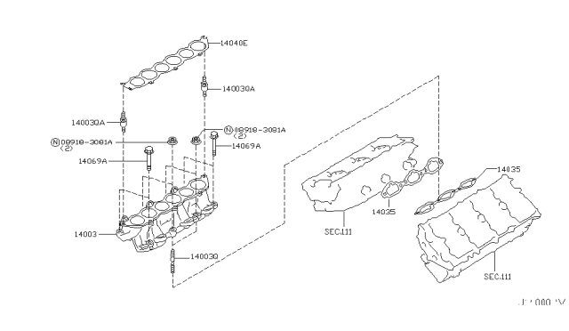 2003 Infiniti FX45 Manifold Diagram 6