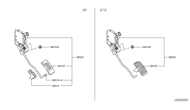 2008 Infiniti FX35 Accelerator Linkage Diagram