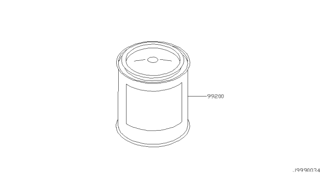 2005 Infiniti FX45 Touch Up Paint Diagram