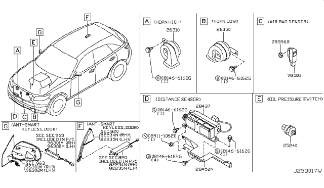 2005 Infiniti FX35 Electrical Unit Diagram 6