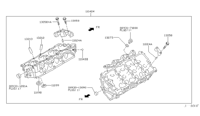 2007 Infiniti FX45 Cylinder Head & Rocker Cover Diagram 4