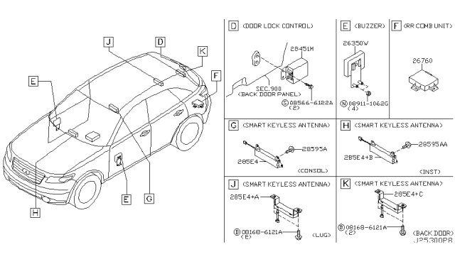 2003 Infiniti FX45 Electrical Unit Diagram 3