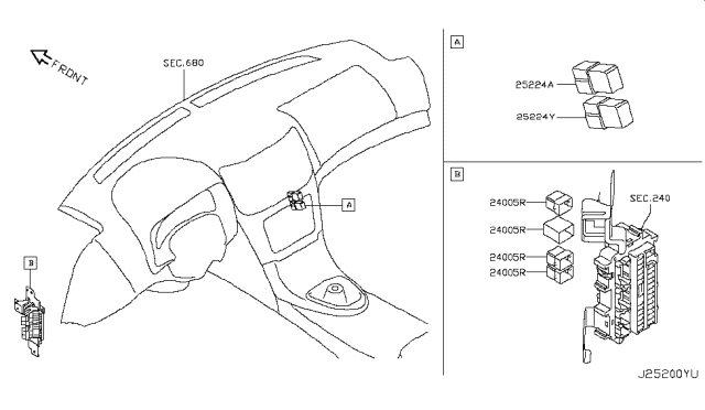2015 Infiniti Q60 Convertible Relay Diagram 2