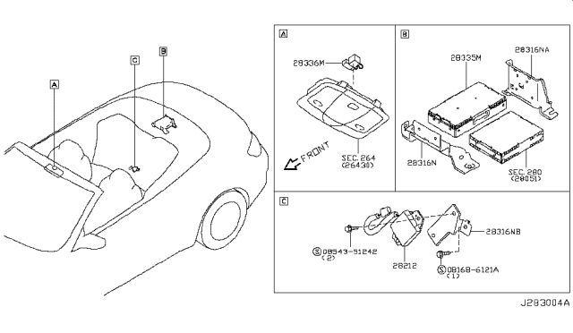 2015 Infiniti Q60 Convertible Telephone Diagram