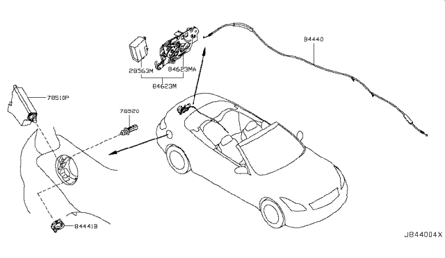 2013 Infiniti G37 Trunk Opener Diagram