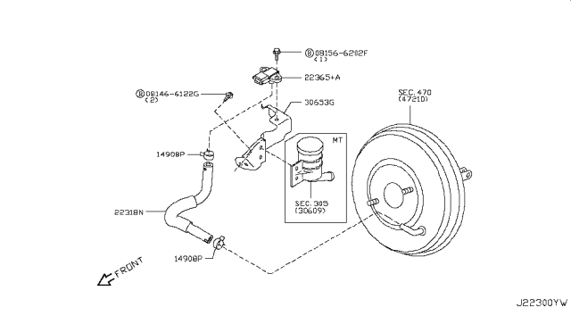 2009 Infiniti G37 Convertible Engine Control Vacuum Piping Diagram 3