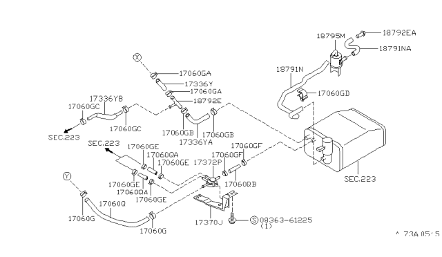 1999 Infiniti G20 Fuel Piping Diagram 3