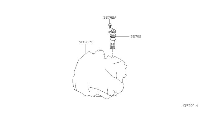 1999 Infiniti G20 Speedometer Pinion Diagram 4