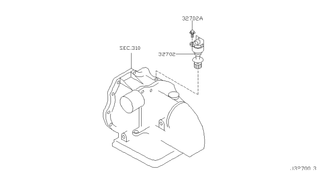 2001 Infiniti G20 Speedometer Pinion Diagram 1