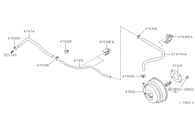 2000 Infiniti G20 Brake Servo &             Servo Control Diagram 2