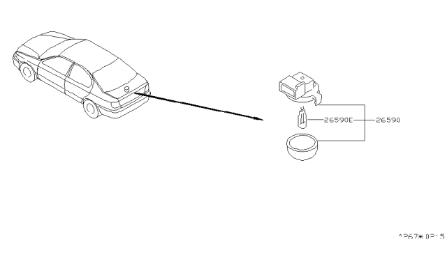 1999 Infiniti G20 Lamps (Others) Diagram