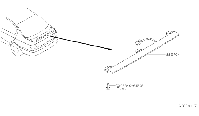 2002 Infiniti G20 High Mounting Stop Lamp Diagram 2