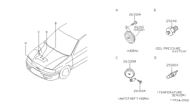 1999 Infiniti G20 Electrical Unit Diagram 1