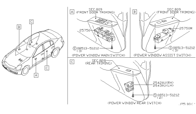 2004 Infiniti G35 Coupe Switch Diagram 6