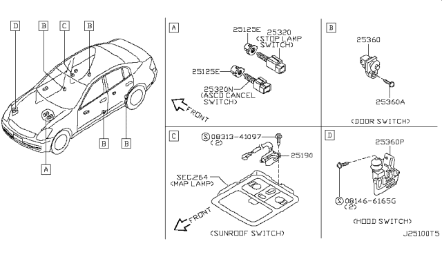 2004 Infiniti G35 Coupe Switch Diagram 3