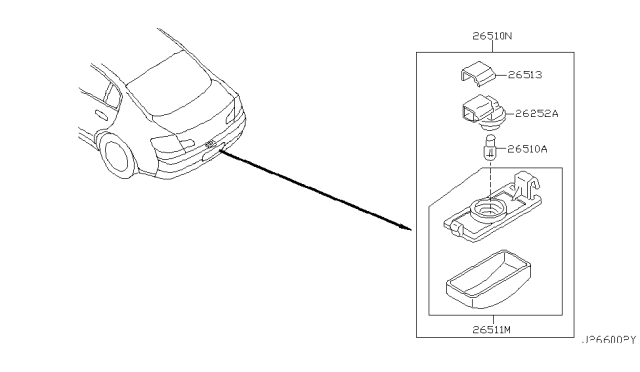 2005 Infiniti G35 License Plate Lamp Diagram 2