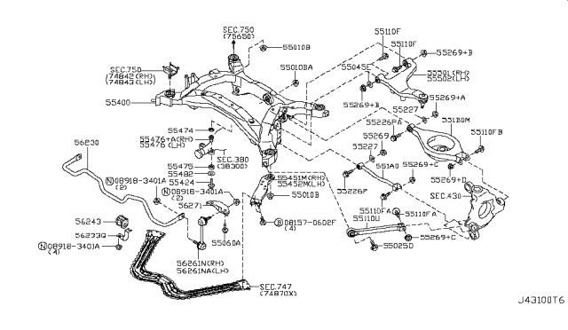 2006 Infiniti G35 Coupe Rear Suspension Diagram 3
