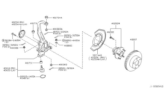 2004 Infiniti G35 Front Axle Diagram 4