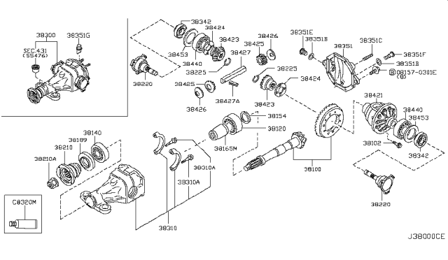 2005 Infiniti G35 Rear Final Drive Diagram 6