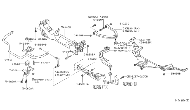 2003 Infiniti G35 Front Suspension Diagram 2