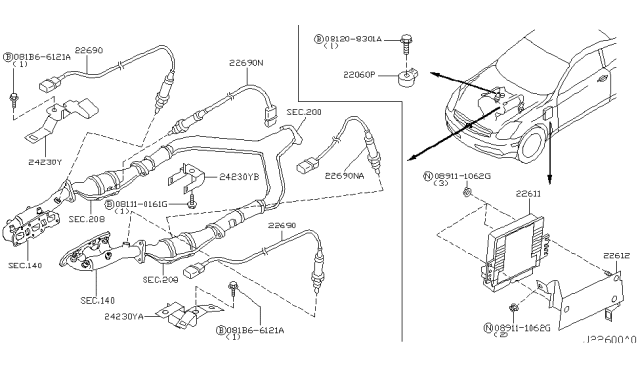 2004 Infiniti G35 Engine Control Module Diagram 2