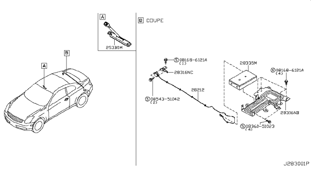 2006 Infiniti G35 Telephone Diagram 1