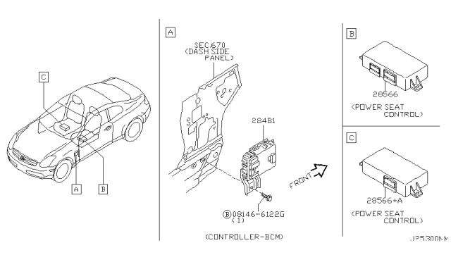 2004 Infiniti G35 Coupe Electrical Unit Diagram 1