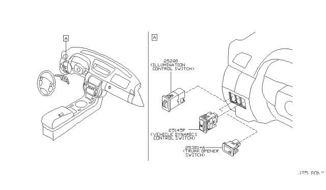 2004 Infiniti G35 Coupe Switch Diagram 7