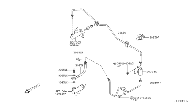 2004 Infiniti G35 Clutch Piping Diagram 1