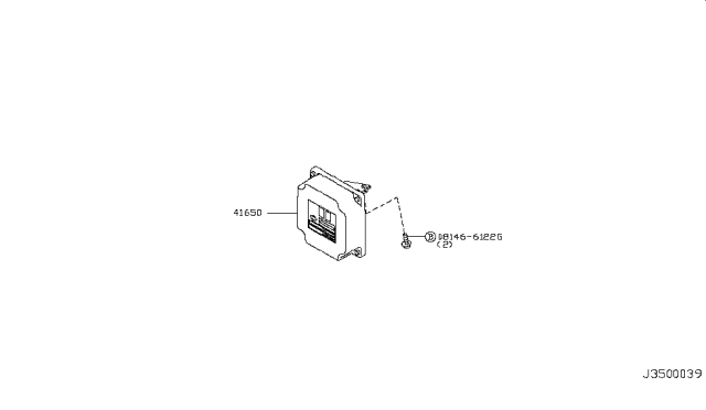 2005 Infiniti G35 Transfer Control Parts Diagram 2