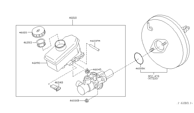 2006 Infiniti G35 Brake Master Cylinder Diagram 2