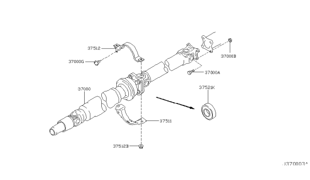 2006 Infiniti G35 Propeller Shaft Diagram 2