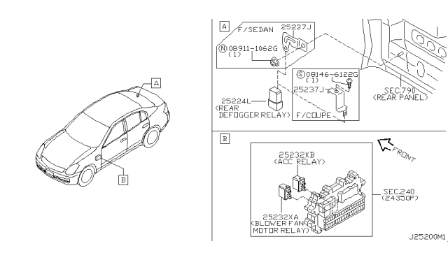 2004 Infiniti G35 Coupe Relay Diagram 6