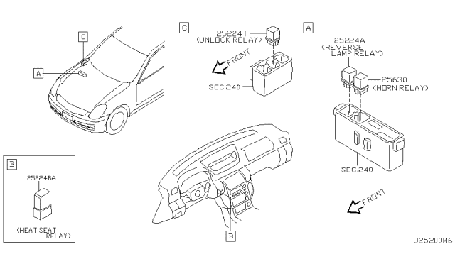 2004 Infiniti G35 Coupe Relay Diagram 3