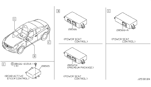 2007 Infiniti G35 Coupe Electrical Unit Diagram 3