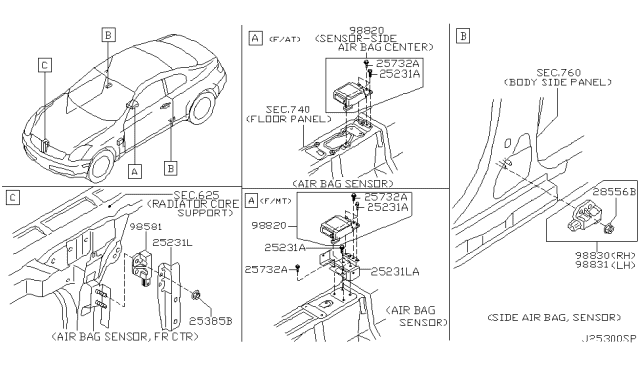 2007 Infiniti G35 Coupe Electrical Unit Diagram 5