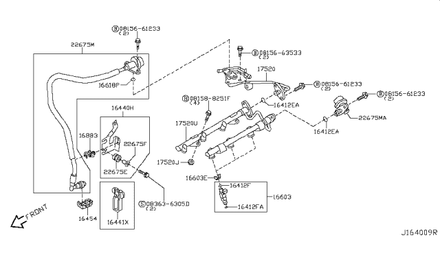 2004 Infiniti G35 Fuel Strainer & Fuel Hose Diagram