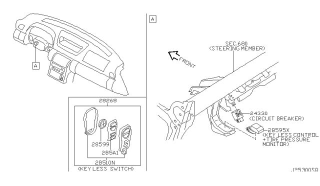 2004 Infiniti G35 Coupe Electrical Unit Diagram 14