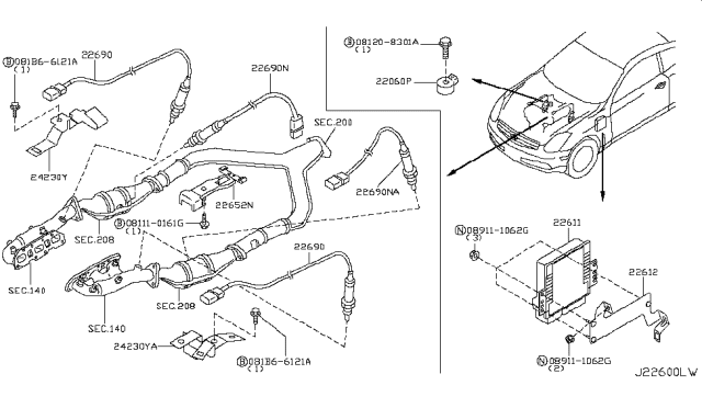 2006 Infiniti G35 Engine Control Module Diagram 3